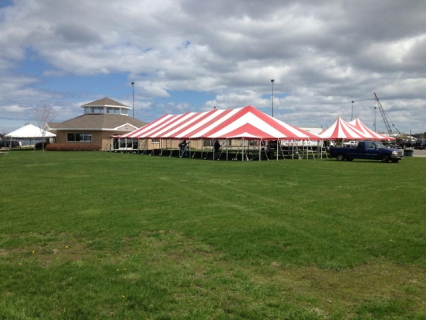 40x100 party tent rental in Madison, Wisconsin